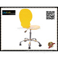 Ergonomic acrylic chair lift with wheels for office